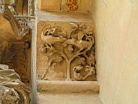 Reims - Cathedrale - Porche nord - Animaux Fantastiques (1)